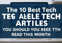 Die 10 besten Tech-Artikel, die Sie diesen Monat lesen sollten The 10 Best Tech Articles You Should Read This Month